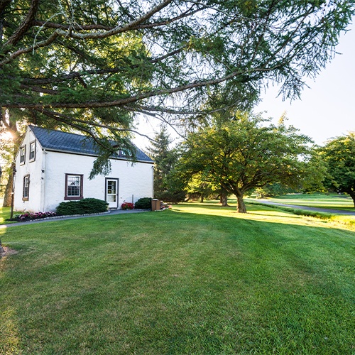 halfway house on the golf course at Brookside Country Club