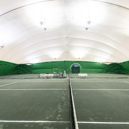 tennis bubble at Brookside Country Club